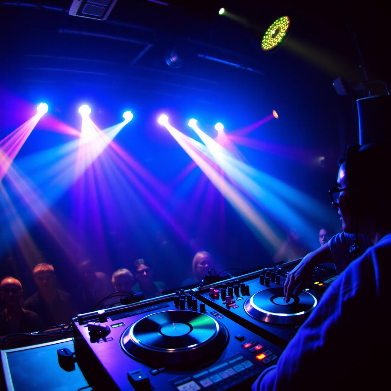 DJ performing