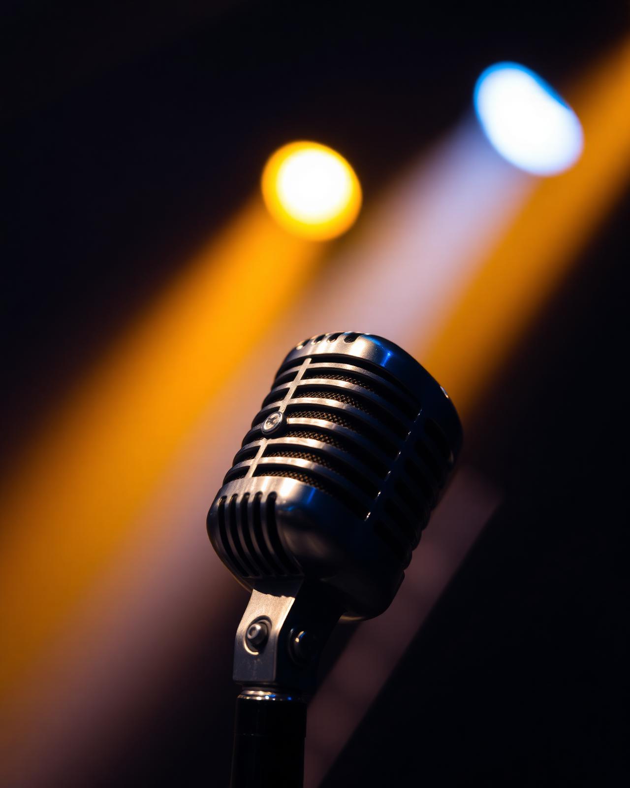 Vintage microphone
